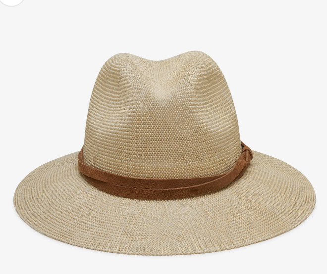 SADONA STRAW PANAMA HAT - NATURAL