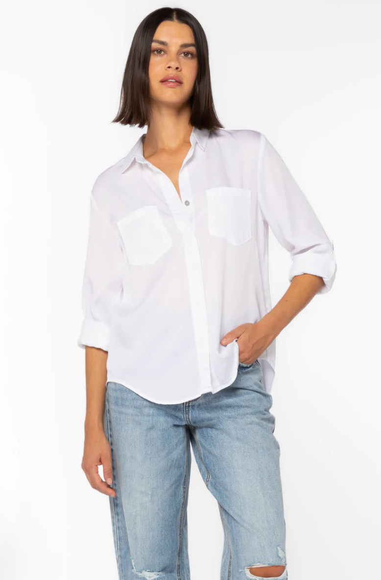 Button Up Butterfly Shirt