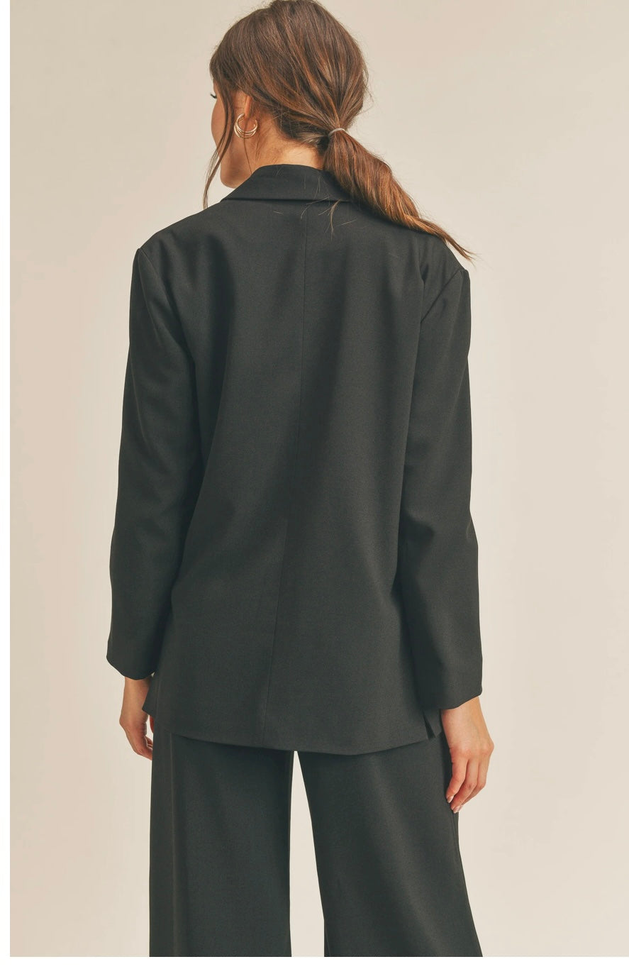 Black Like Blazer and Pant Set