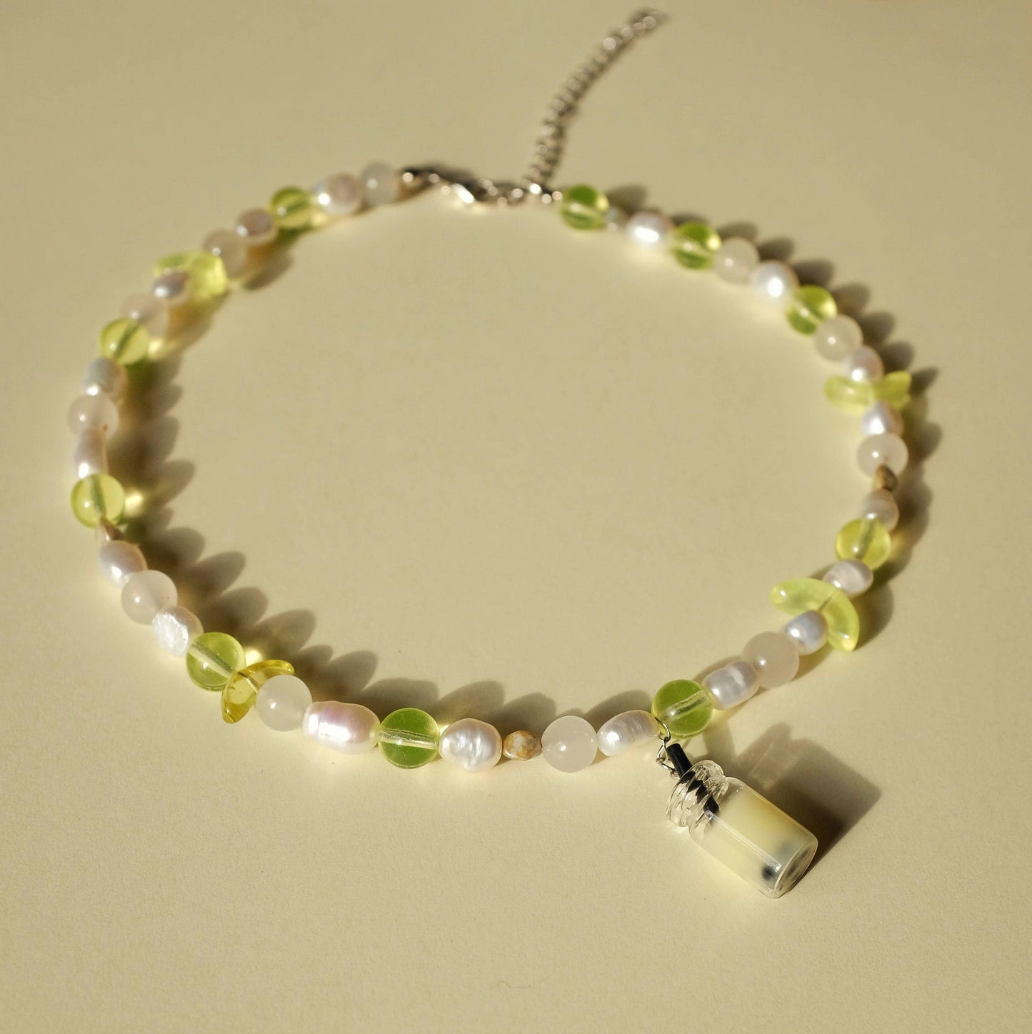 BOBA • Banana Boba 60s Vintage Bead Choker Necklace