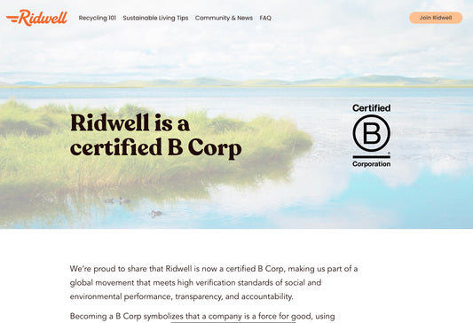 Becoming a B Corp symbolizes that a company is a force for good!