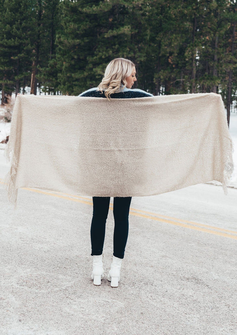 BUTTERY SOFT KNIT SCARF