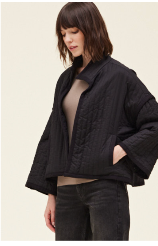 Quilted Kamono Style Jacket
