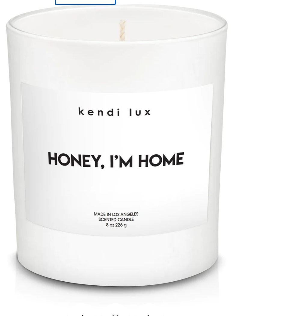 SOY BLEND CANDLE IN 8OZ GLASS TUMBLER-Honey I'm Home