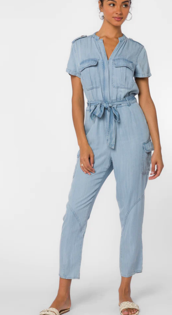 RELAXED FIT UTILITY STYLE JUMPSUIT