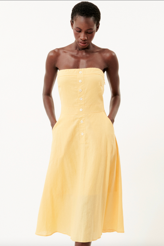 Strapless A Line Midi WITH POCKETS!!!