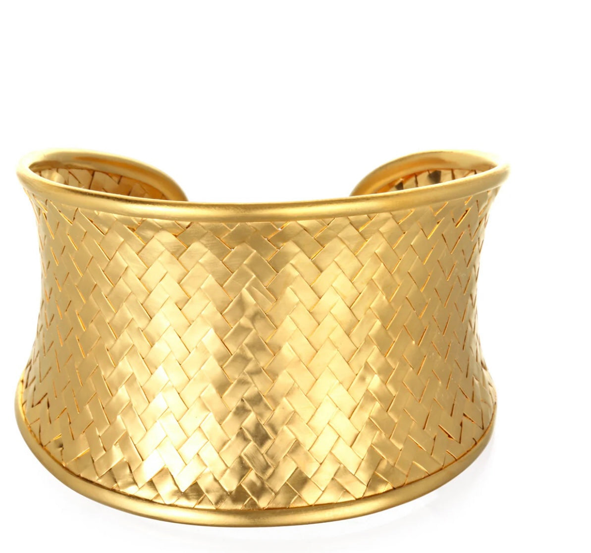 Gold Woven Cuff