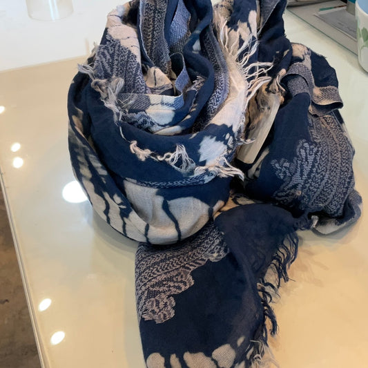 INDIGO BATIK SCARF